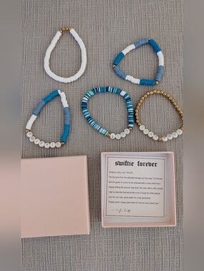 Brand New in Box Swiftie Forever Beaded Bracelets - Taylor Swift